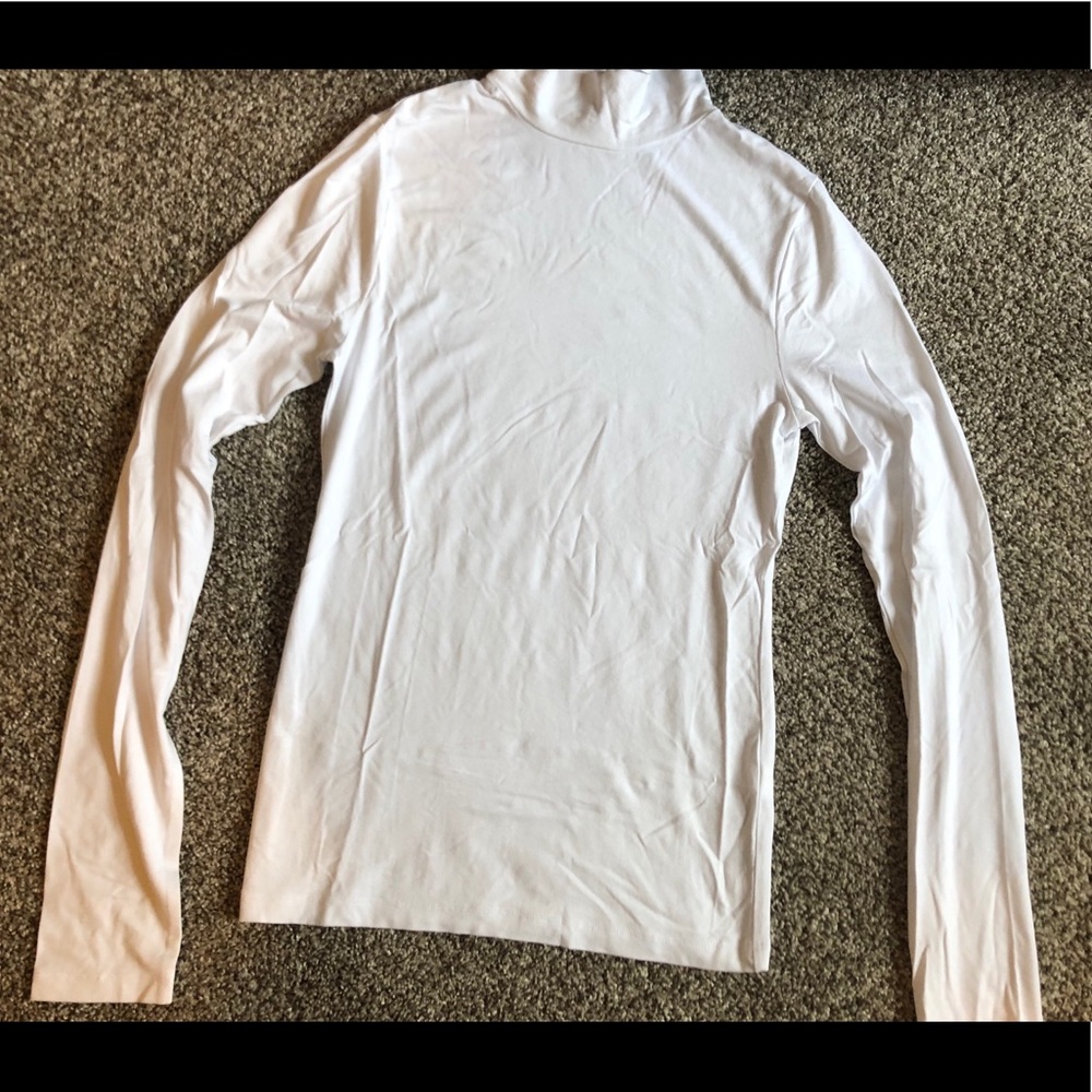 White ASOS Tall Tight Turtleneck